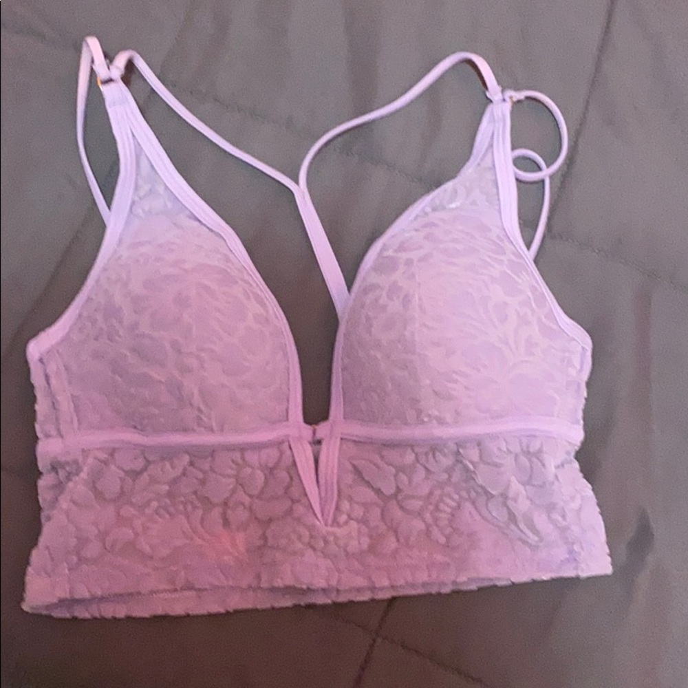 PINK lilac bralette